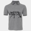 JB's  BIRDS EYE POLO   CHARCOAL - S Thumbnail
