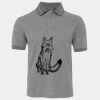 JB's  BIRDS EYE POLO   CHARCOAL - S Thumbnail