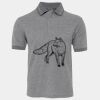 JB's  BIRDS EYE POLO   CHARCOAL - S Thumbnail