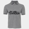 JB's  BIRDS EYE POLO   CHARCOAL - S Thumbnail