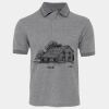 JB's  BIRDS EYE POLO   CHARCOAL - S Thumbnail