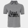 JB's  BIRDS EYE POLO   CHARCOAL - S Thumbnail