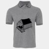JB's  BIRDS EYE POLO   CHARCOAL - S Thumbnail