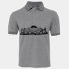 JB's  BIRDS EYE POLO   CHARCOAL - S Thumbnail