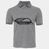 JB's  BIRDS EYE POLO   CHARCOAL - S Thumbnail
