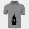 JB's  BIRDS EYE POLO   CHARCOAL - S Thumbnail