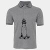 JB's  BIRDS EYE POLO   CHARCOAL - S Thumbnail