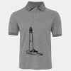 JB's  BIRDS EYE POLO   CHARCOAL - S Thumbnail