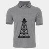 JB's  BIRDS EYE POLO   CHARCOAL - S Thumbnail