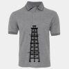 JB's  BIRDS EYE POLO   CHARCOAL - S Thumbnail
