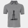 JB's  BIRDS EYE POLO   CHARCOAL - S Thumbnail