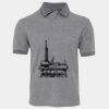 JB's  BIRDS EYE POLO   CHARCOAL - S Thumbnail