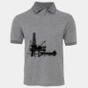 JB's  BIRDS EYE POLO   CHARCOAL - S Thumbnail