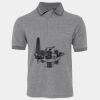 JB's  BIRDS EYE POLO   CHARCOAL - S Thumbnail