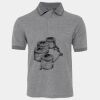 JB's  BIRDS EYE POLO   CHARCOAL - S Thumbnail