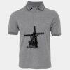 JB's  BIRDS EYE POLO   CHARCOAL - S Thumbnail
