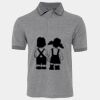 JB's  BIRDS EYE POLO   CHARCOAL - S Thumbnail