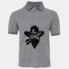JB's  BIRDS EYE POLO   CHARCOAL - S Thumbnail