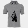 JB's  BIRDS EYE POLO   CHARCOAL - S Thumbnail