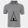 JB's  BIRDS EYE POLO   CHARCOAL - S Thumbnail