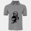 JB's  BIRDS EYE POLO   CHARCOAL - S Thumbnail