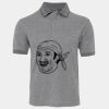 JB's  BIRDS EYE POLO   CHARCOAL - S Thumbnail