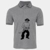 JB's  BIRDS EYE POLO   CHARCOAL - S Thumbnail