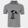 JB's  BIRDS EYE POLO   CHARCOAL - S Thumbnail