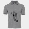 JB's  BIRDS EYE POLO   CHARCOAL - S Thumbnail