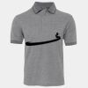 JB's  BIRDS EYE POLO   CHARCOAL - S Thumbnail
