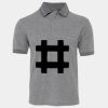 JB's  BIRDS EYE POLO   CHARCOAL - S Thumbnail