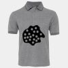 JB's  BIRDS EYE POLO   CHARCOAL - S Thumbnail