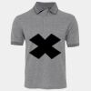 JB's  BIRDS EYE POLO   CHARCOAL - S Thumbnail
