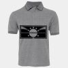 JB's  BIRDS EYE POLO   CHARCOAL - S Thumbnail