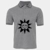 JB's  BIRDS EYE POLO   CHARCOAL - S Thumbnail