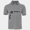 JB's  BIRDS EYE POLO   CHARCOAL - S Thumbnail