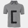 JB's  BIRDS EYE POLO   CHARCOAL - S Thumbnail