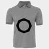 JB's  BIRDS EYE POLO   CHARCOAL - S Thumbnail