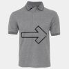 JB's  BIRDS EYE POLO   CHARCOAL - S Thumbnail