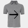 JB's  BIRDS EYE POLO   CHARCOAL - S Thumbnail
