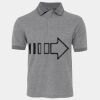 JB's  BIRDS EYE POLO   CHARCOAL - S Thumbnail
