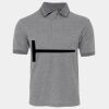 JB's  BIRDS EYE POLO   CHARCOAL - S Thumbnail
