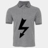 JB's  BIRDS EYE POLO   CHARCOAL - S Thumbnail