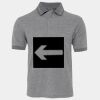 JB's  BIRDS EYE POLO   CHARCOAL - S Thumbnail