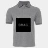 JB's  BIRDS EYE POLO   CHARCOAL - S Thumbnail