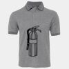 JB's  BIRDS EYE POLO   CHARCOAL - S Thumbnail