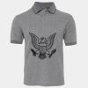 JB's  BIRDS EYE POLO   CHARCOAL - S Thumbnail