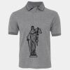 JB's  BIRDS EYE POLO   CHARCOAL - S Thumbnail