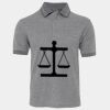 JB's  BIRDS EYE POLO   CHARCOAL - S Thumbnail