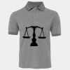 JB's  BIRDS EYE POLO   CHARCOAL - S Thumbnail